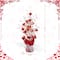 Glitzhome® 21" Lighted Valentine's Heart Table Tree